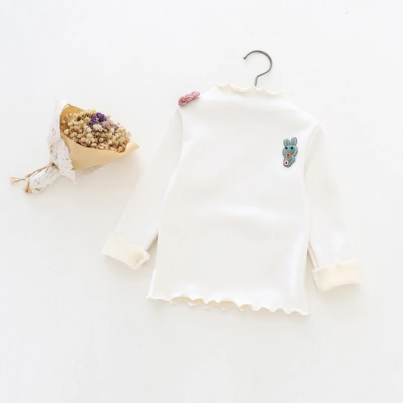 girls t-shirt 2019 high collar three dimensional flowers plus velet bottoming shirt children 's wear TOPS new SY554
girls t-shirt 2019 high collar three dimensional flowers plus velet bottoming shirt children 's wear TOPS new SY554