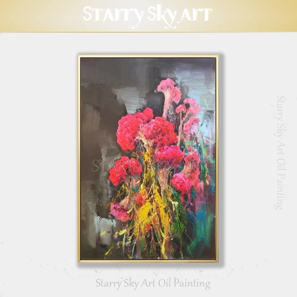Artist Hand-painted High Quality Impressionist Flower Oil Painting on Canvas Beautiful Flower Picture Flower Acrylic Painting
Artist Hand-painted High Quality Impressionist Flower Oil Painting on Canvas Beautiful Flower Picture Flower Acrylic Painting