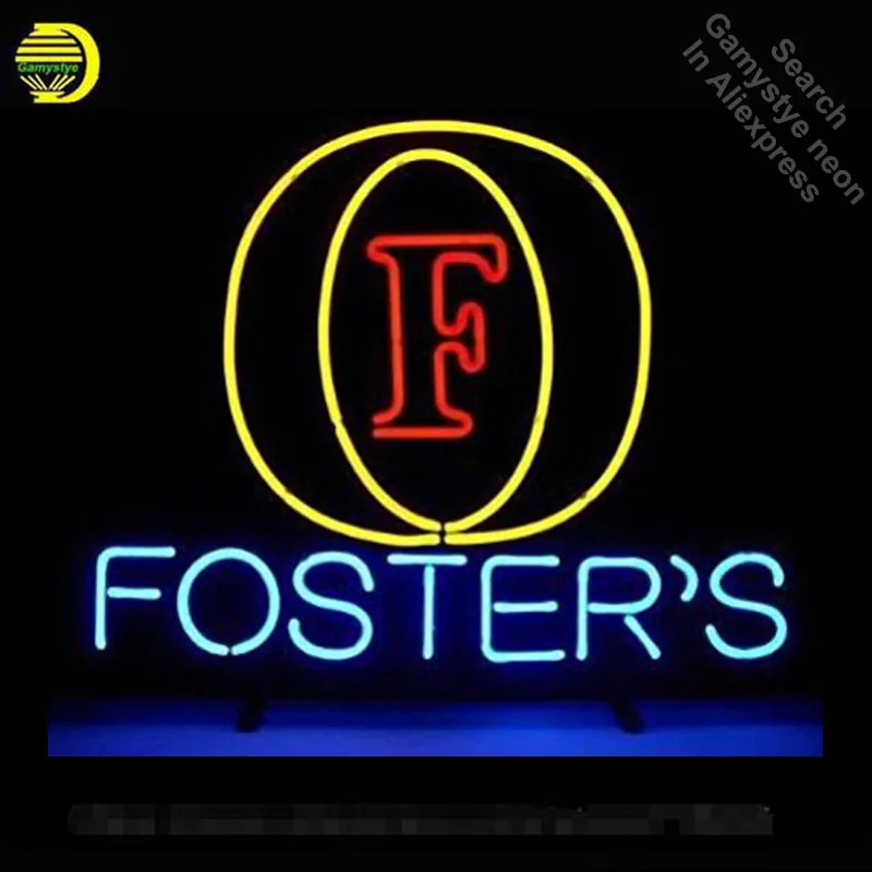 Foster's Logo Sign neon Signs Real Glass Tube neon lights Recreation Windows Professional Iconic Sign Advertise neon sign board
Foster's Logo Sign neon Signs Real Glass Tube neon lights Recreation Windows Professional Iconic Sign Advertise neon sign board