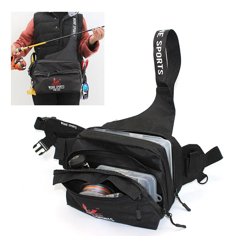 Reel Lure Waist Tackle Bag Carrier Holder Portable Hobbies Shoulder Nylon Fishing Fanny Pack Multi-function Baits Line Pouch
Reel Lure Waist Tackle Bag Carrier Holder Portable Hobbies Shoulder Nylon Fishing Fanny Pack Multi-function Baits Line Pouch