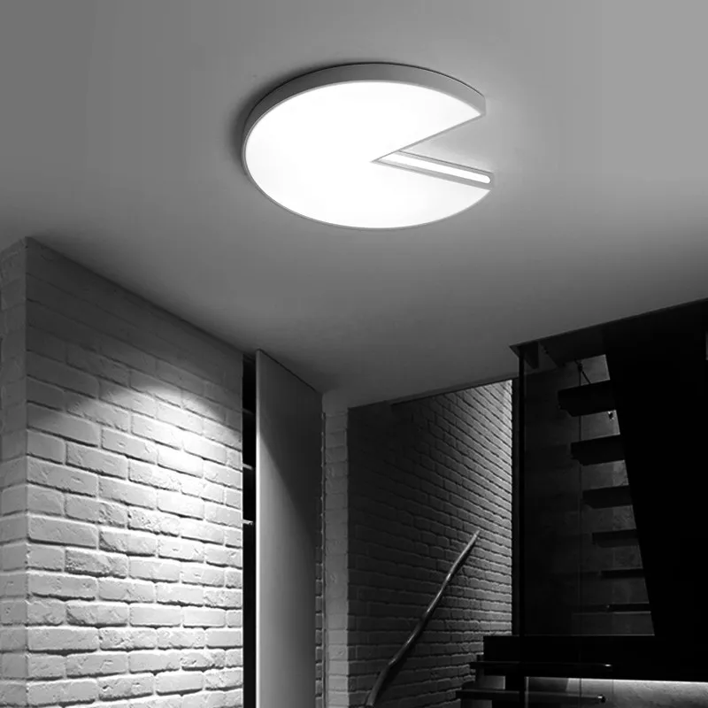 Modern LED ceiling light white Pac Man decoration fixtures study dining room balcony bed room ceiling lamp
Modern LED ceiling light white Pac Man decoration fixtures study dining room balcony bed room ceiling lamp