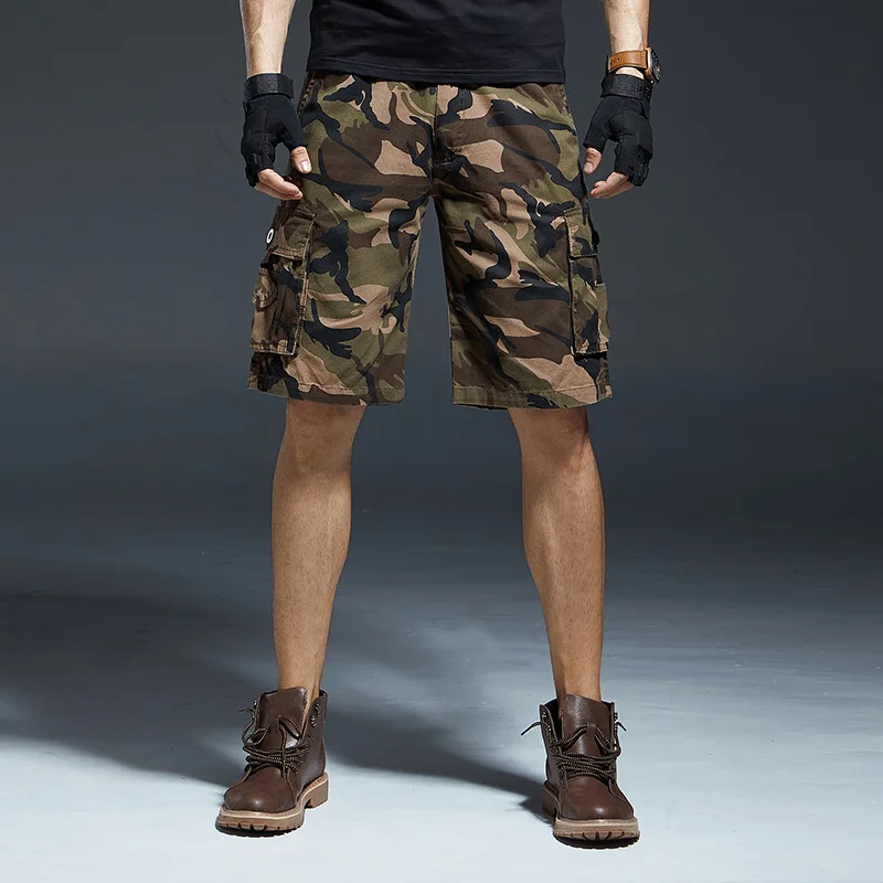 Summer Cotton Large Size Sports Short Trousers Men's Camouflage Multi Pocket Cargo Shorts Outdoor Hiking Travel Tactical Shorts
Summer Cotton Large Size Sports Short Trousers Men's Camouflage Multi Pocket Cargo Shorts Outdoor Hiking Travel Tactical Shorts