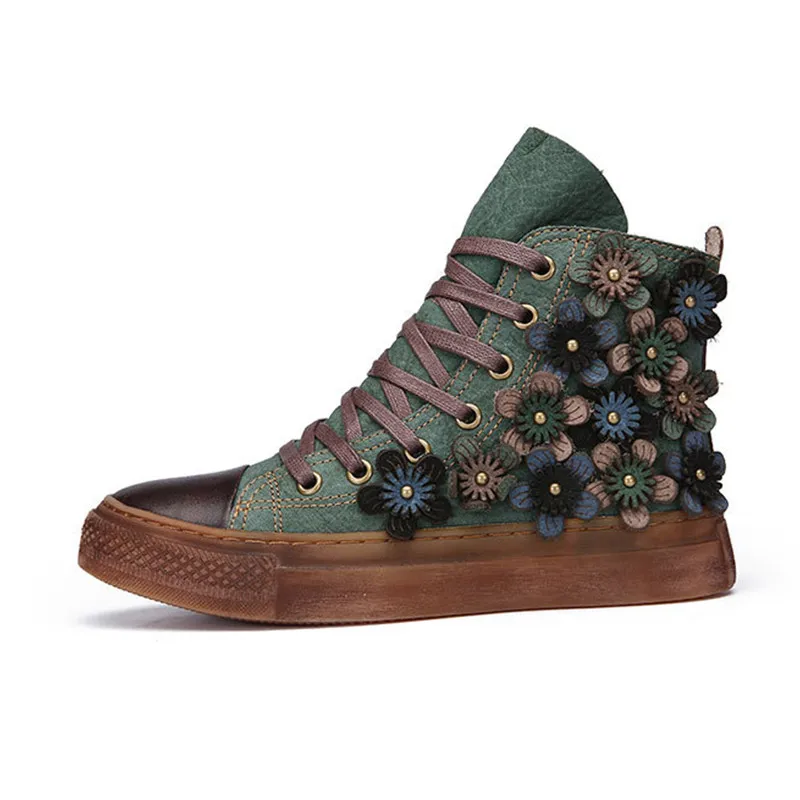 SNURULAN Women Casual Ankle Boots Genuine Leather Flats Botas Mujer Vintage Design Flower Sneakers Shoes Woman Fashion Botte
SNURULAN Women Casual Ankle Boots Genuine Leather Flats Botas Mujer Vintage Design Flower Sneakers Shoes Woman Fashion Botte