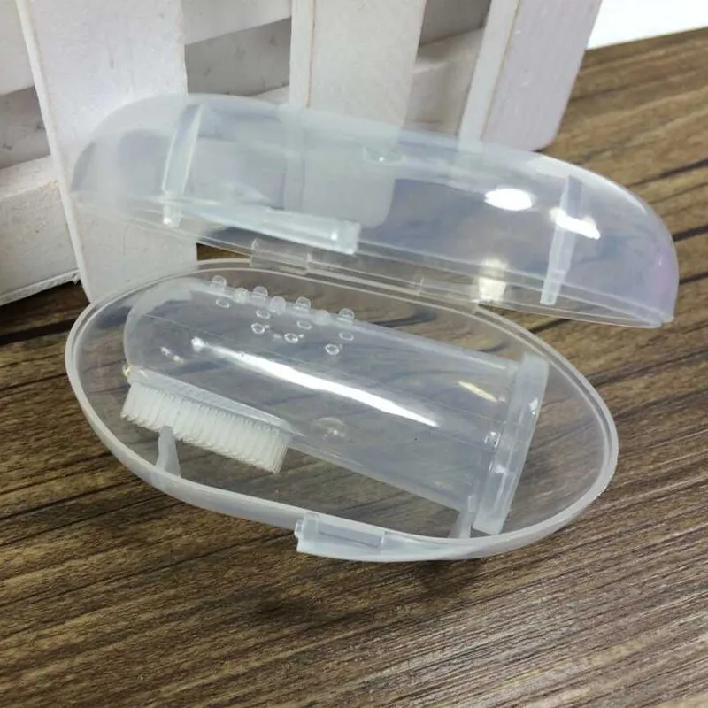Hot Sale Eco Friendly Baby Finger Toothbrush With Box Soft Silicone Infant Teeth Clear Massage Brush Kids Dental Care Tools
Hot Sale Eco Friendly Baby Finger Toothbrush With Box Soft Silicone Infant Teeth Clear Massage Brush Kids Dental Care Tools