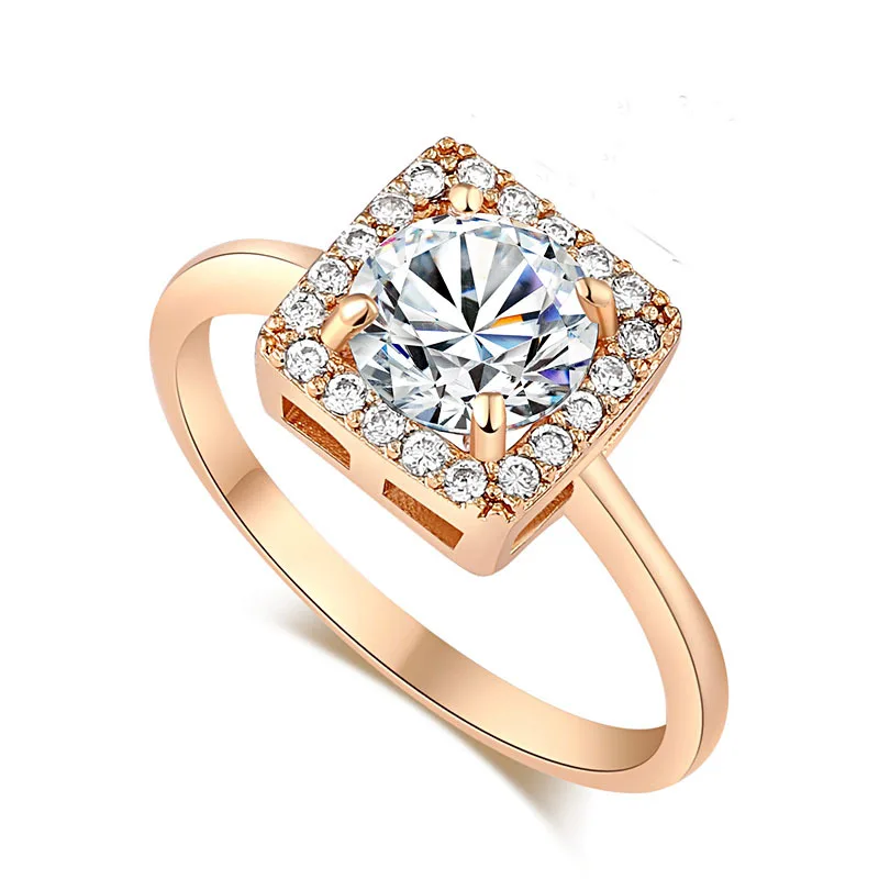 Luxurious Full Group inlay Crystal Cubic Zirconia 18k Gold Square Ring for Women Men's Engagement Wedding A1191
Luxurious Full Group inlay Crystal Cubic Zirconia 18k Gold Square Ring for Women Men's Engagement Wedding A1191