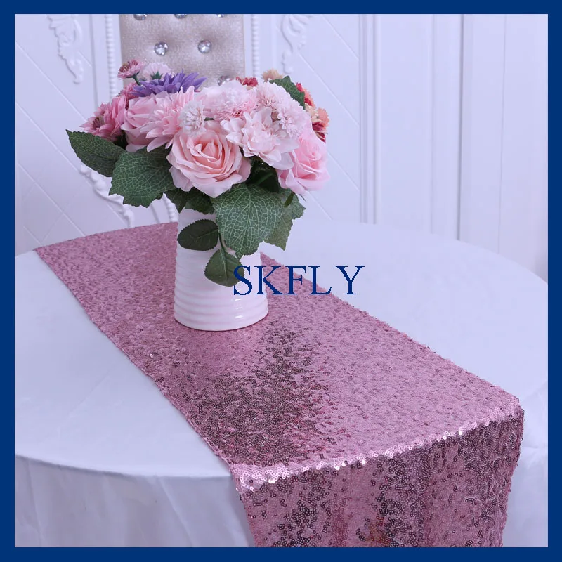 RU009G настольная дорожка хорошего качества с блестками|sequin table runner|table runnersequin runner |