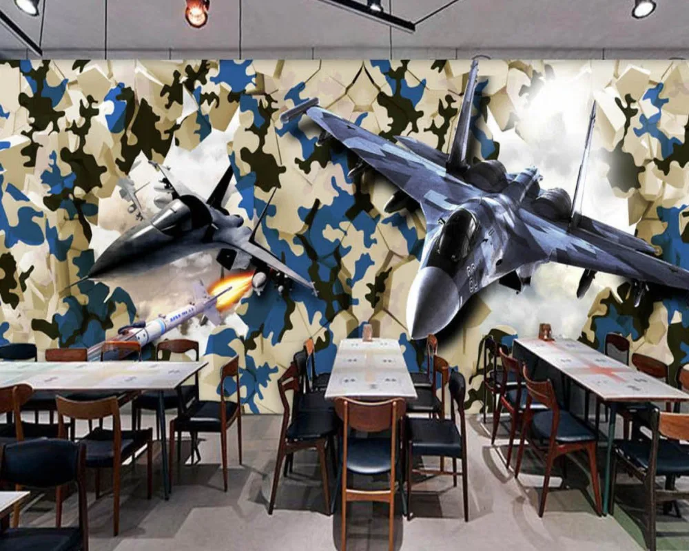 Free Shipping Restaurant Decoration Wallpaper Game Room Mural Custom 3D Wallpaper Airplane Breaks Wall Into Bar Restaurant Wall
Free Shipping Restaurant Decoration Wallpaper Game Room Mural Custom 3D Wallpaper Airplane Breaks Wall Into Bar Restaurant Wall