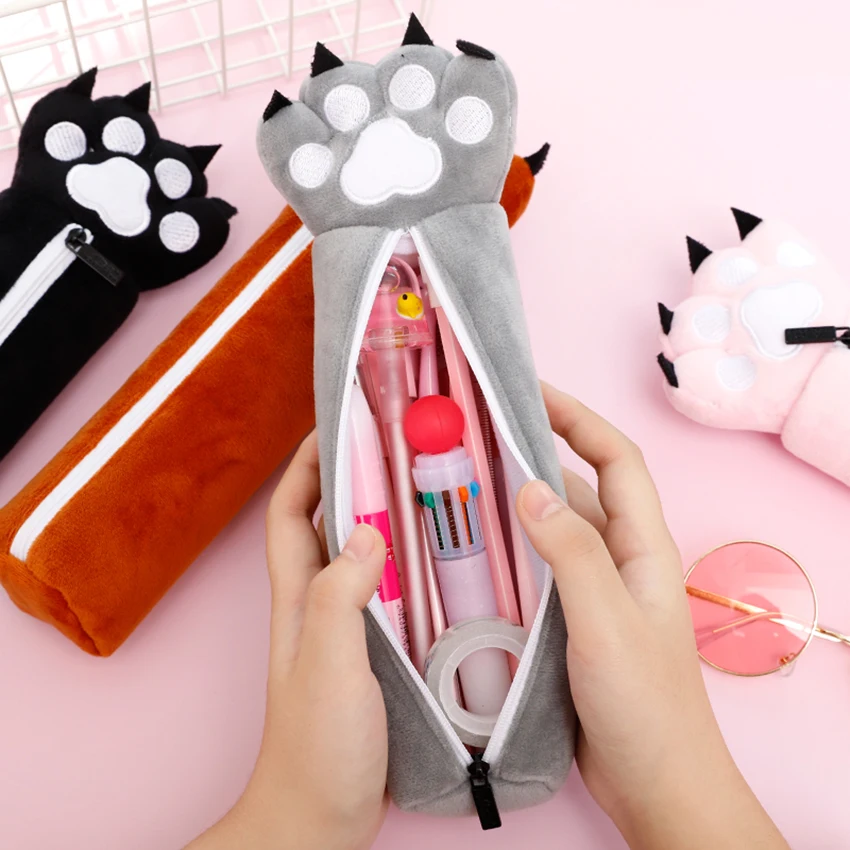 cartoon Pencil bag Soft Plush Pencil Pen Case Korean Cute Pen Bags Stationery storage bag Creative Pencil Bags for girl & boy
cartoon Pencil bag Soft Plush Pencil Pen Case Korean Cute Pen Bags Stationery storage bag Creative Pencil Bags for girl & boy