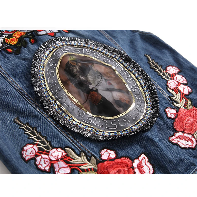 Flower Embroidery Denim Vest Men 2019 Slim Fit Sleeveless Jackets for Male Patch Design Patchwork Tank Tops WY288
Flower Embroidery Denim Vest Men 2019 Slim Fit Sleeveless Jackets for Male Patch Design Patchwork Tank Tops WY288