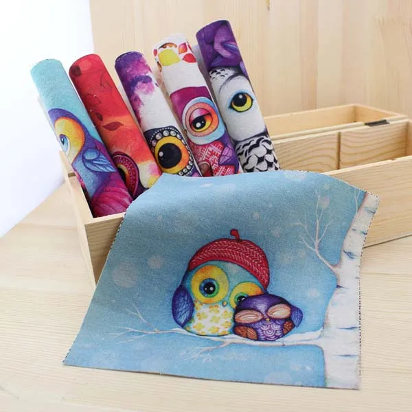 Cute Owl Hand-dyed Linen Cotton Fabric Scrapbooking Craft Patchwork Decoration Fabric 19x20 cm 6pcs Free shipping
Cute Owl Hand-dyed Linen Cotton Fabric Scrapbooking Craft Patchwork Decoration Fabric 19x20 cm 6pcs Free shipping