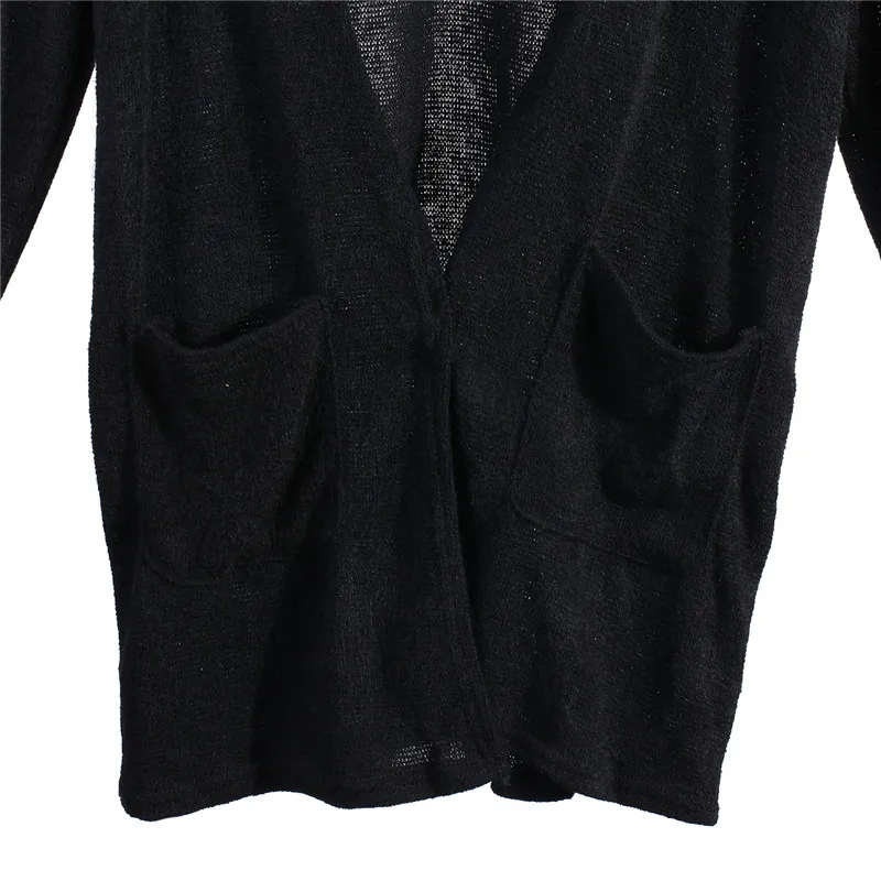 New Fashion Women Long Sleeve Knit Coat 2018 Autumn Winter Long Sleeve Top Casual Cardigan Outwear Coat Black Knitted Jacket Hot
New Fashion Women Long Sleeve Knit Coat 2018 Autumn Winter Long Sleeve Top Casual Cardigan Outwear Coat Black Knitted Jacket Hot