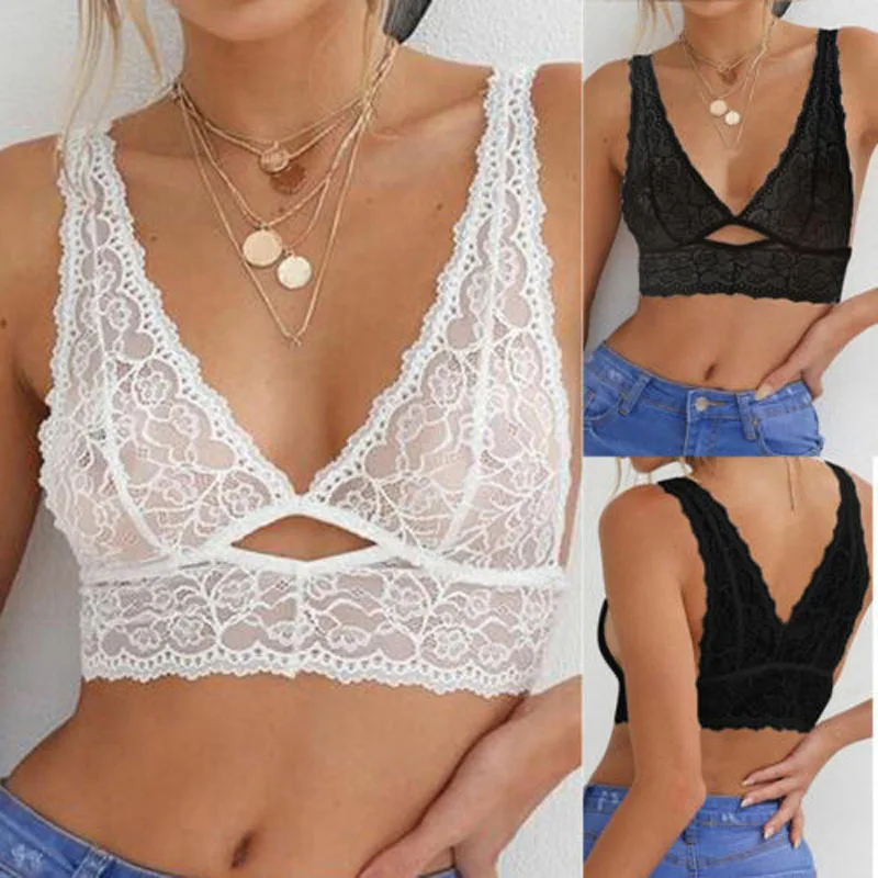 2019 New Brand Fashion Simple Sexy Women Floral Lace V-neck Bralette Lined Bra No Pad Crop Tops Tank Tops
2019 New Brand Fashion Simple Sexy Women Floral Lace V-neck Bralette Lined Bra No Pad Crop Tops Tank Tops