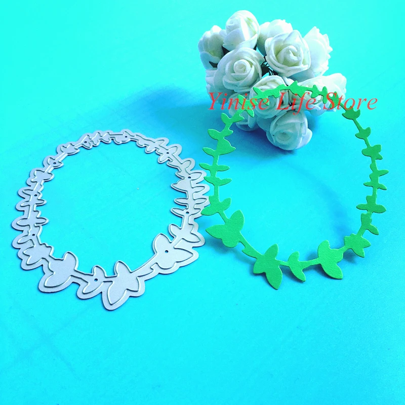 YINISE Metal Cutting Dies For Scrapbooking Stencils Leaf Circle DIY Album Cards Decoration Embossing Folder Die Cutter Template
YINISE Metal Cutting Dies For Scrapbooking Stencils Leaf Circle DIY Album Cards Decoration Embossing Folder Die Cutter Template
