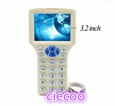 English Super Handheld Rfid NFC Copier Reader Writer cloner 9 frequency +5Pcs 125khz card+5Pcs 13.56mhz UID Changeable Card
English Super Handheld Rfid NFC Copier Reader Writer cloner 9 frequency +5Pcs 125khz card+5Pcs 13.56mhz UID Changeable Card