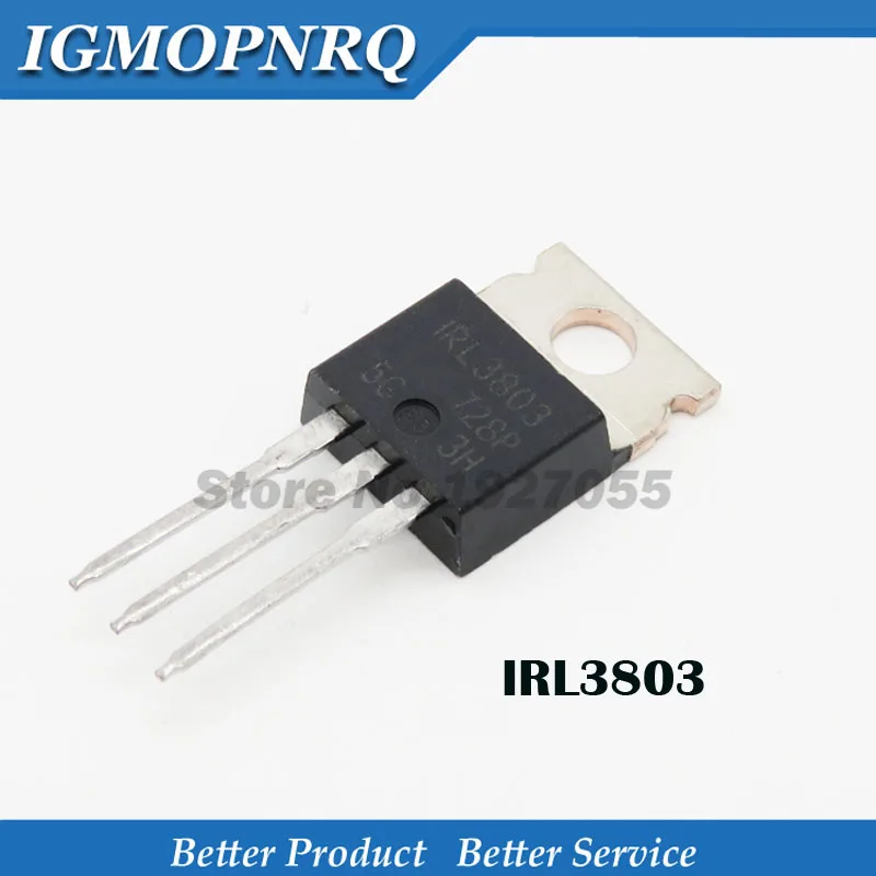 Фото 10 шт. IRL3803PBF TO220 IRL3803 TO 220 полевой эффект трубка MOSFET N канал 140 a 30 v|Интегральные схемы|