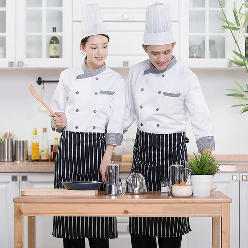 WELIVENICE New 2018 High Quality Chef Uniforms Men Women Food Services Cooking Clothes
WELIVENICE New 2018 High Quality Chef Uniforms Men Women Food Services Cooking Clothes