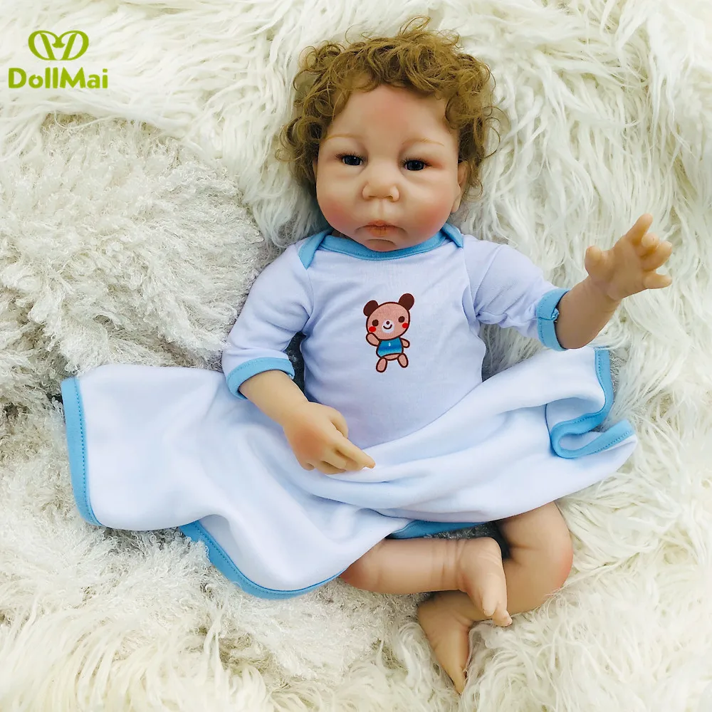 Bebes reborn Doll toys19" 45cm soft silicone reborn baby dolls for children gift realistic newborn babies alive doll
Bebes reborn Doll toys19" 45cm soft silicone reborn baby dolls for children gift realistic newborn babies alive doll