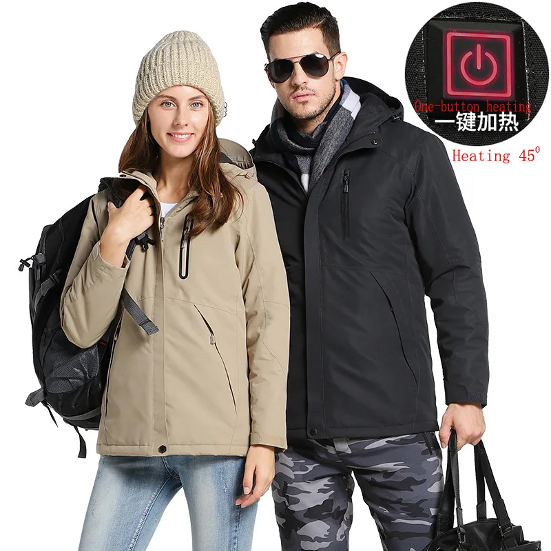 Women's USB-heating Coats & Jackets Winter Camping & Hiking Down Parkas 2020 female Windbreaker men women warm outdoor jacket
Women's USB-heating Coats & Jackets Winter Camping & Hiking Down Parkas 2020 female Windbreaker men women warm outdoor jacket