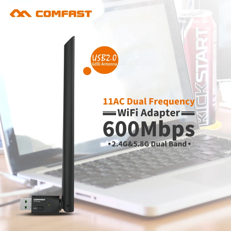 RTL8811AU 802 11 Мбит/с USB Антенна 600 AC 6dbi Wi Fi антенна Long Distance 2 4 ГГц + 5 приемник сетевой