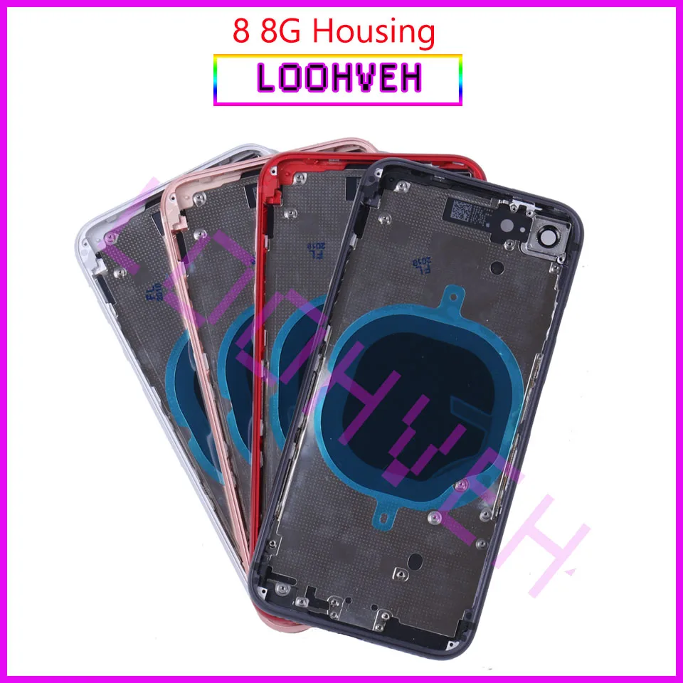 Лучшее качество для 8 plus P / 8G X заднее стекло средняя рамка Шасси с пуговицами