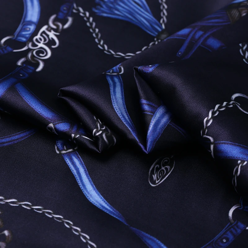 Chain digital printing silk fabric soft silk stretch satin fabric clothing skirt fabric wholesale silk cloth 108cm
Chain digital printing silk fabric soft silk stretch satin fabric clothing skirt fabric wholesale silk cloth 108cm