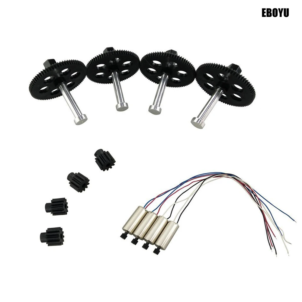 EBOYU 4pcs * CW/ CCW Motors Gears + Shafts for XS809 XS809S XS809HC XS809W XS809HW RC Quadcopter Drone
EBOYU 4pcs * CW/ CCW Motors Gears + Shafts for XS809 XS809S XS809HC XS809W XS809HW RC Quadcopter Drone
