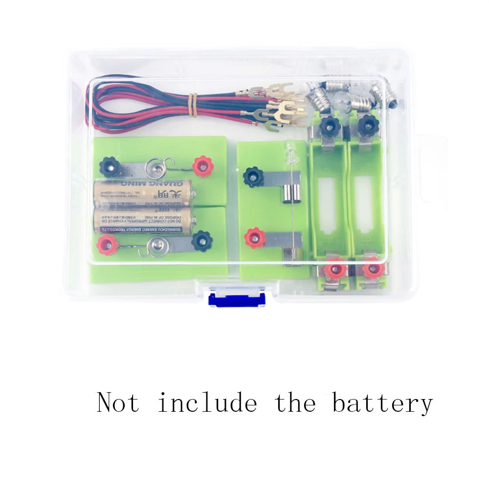 1set electrical circuit closed lighting small bulb experiment Physics Series parallel electrical package
1set electrical circuit closed lighting small bulb experiment Physics Series parallel electrical package