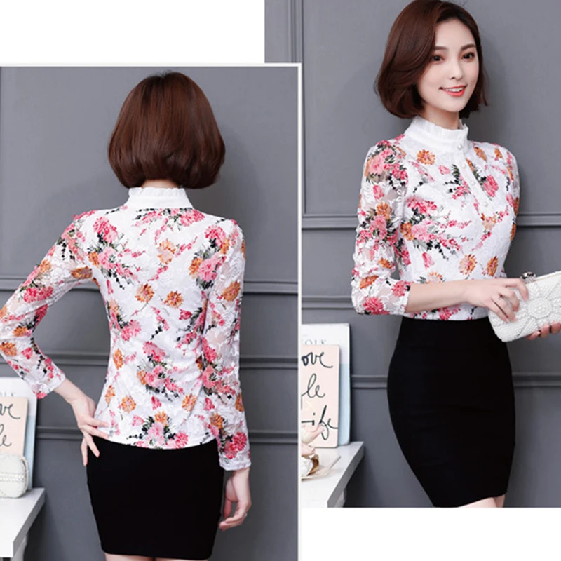 New 2019 Fashion Blouse Women Shirt Spring Autumn Slim Printed Shirt Long-sleeved Female Lace Tops Blouse Plus size 4XL AA676
New 2019 Fashion Blouse Women Shirt Spring Autumn Slim Printed Shirt Long-sleeved Female Lace Tops Blouse Plus size 4XL AA676