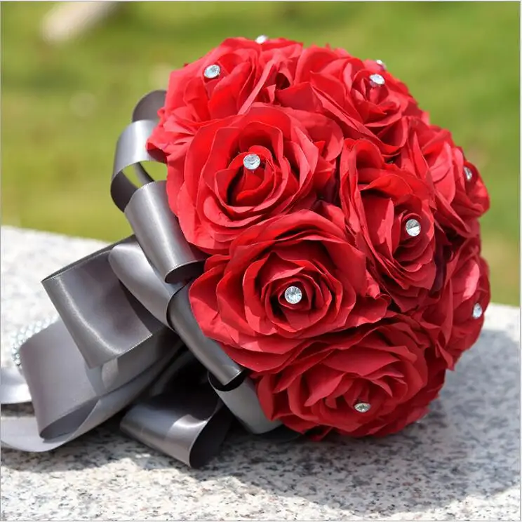 Bride Crystal Bouquet Rhinestone Rose Romantic Wedding Bouquet High Grade Artificial Flowers Decorative D523
Bride Crystal Bouquet Rhinestone Rose Romantic Wedding Bouquet High Grade Artificial Flowers Decorative D523