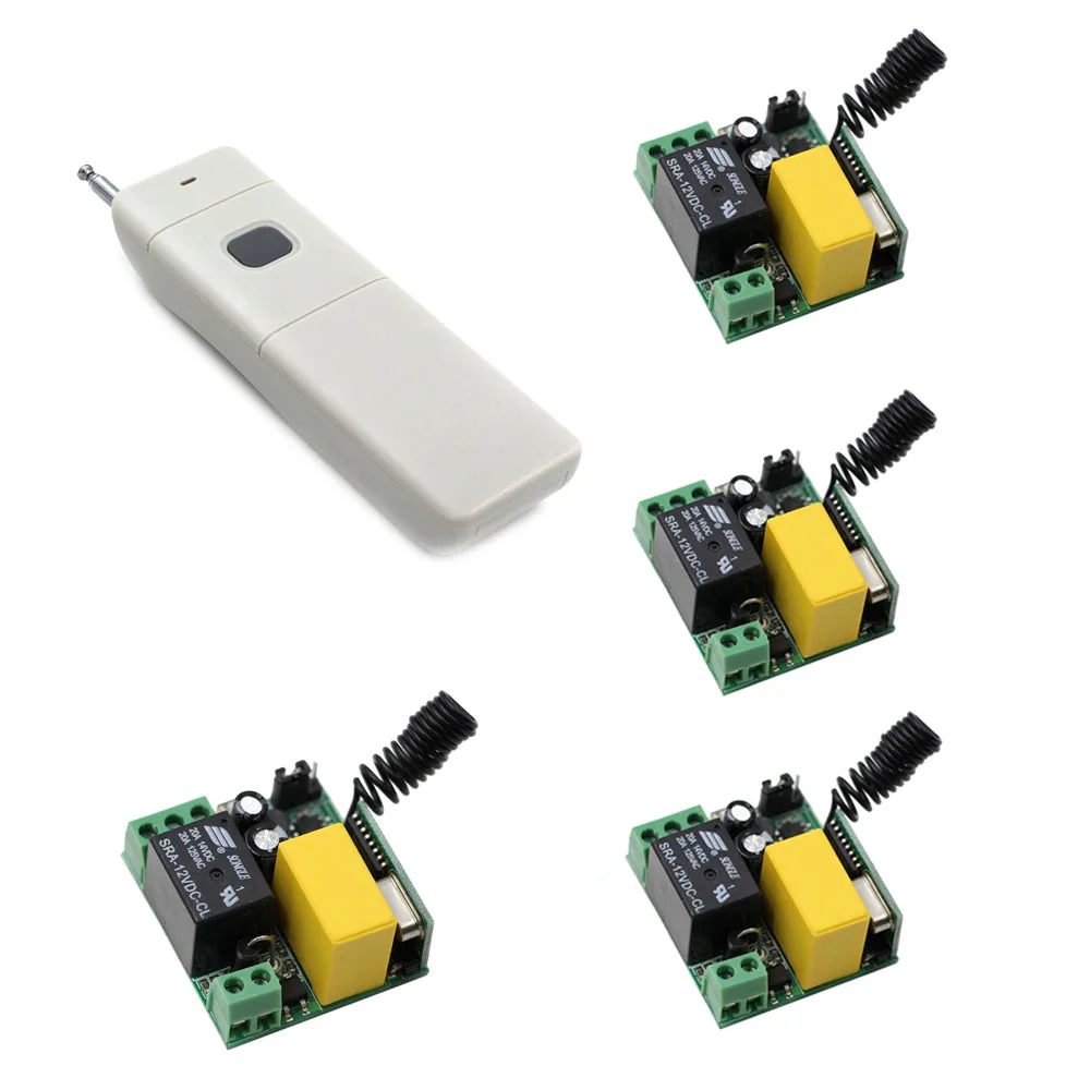 Promotion AC220V High Power Wireless Remote Control Switch System 4pcs Receivers and Transmitter Learning Code Long Range
Promotion AC220V High Power Wireless Remote Control Switch System 4pcs Receivers and Transmitter Learning Code Long Range