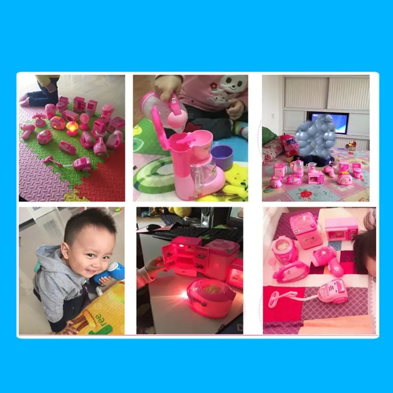 Children Kid Boy Girl Mini Kitchen Electrical Appliance Hair Dryer Toy Set Early Education Dummy Household Pretended Play House
Children Kid Boy Girl Mini Kitchen Electrical Appliance Hair Dryer Toy Set Early Education Dummy Household Pretended Play House