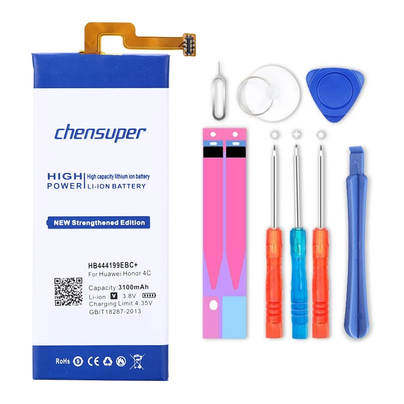 Chensuper 3100 мАч Новый HB444199EBC + аккумулятор для Huawei Honor 4C C8818 аккумулятор
Chensuper 3100 мАч Новый HB444199EBC + аккумулятор для Huawei Honor 4C C8818 аккумулятор