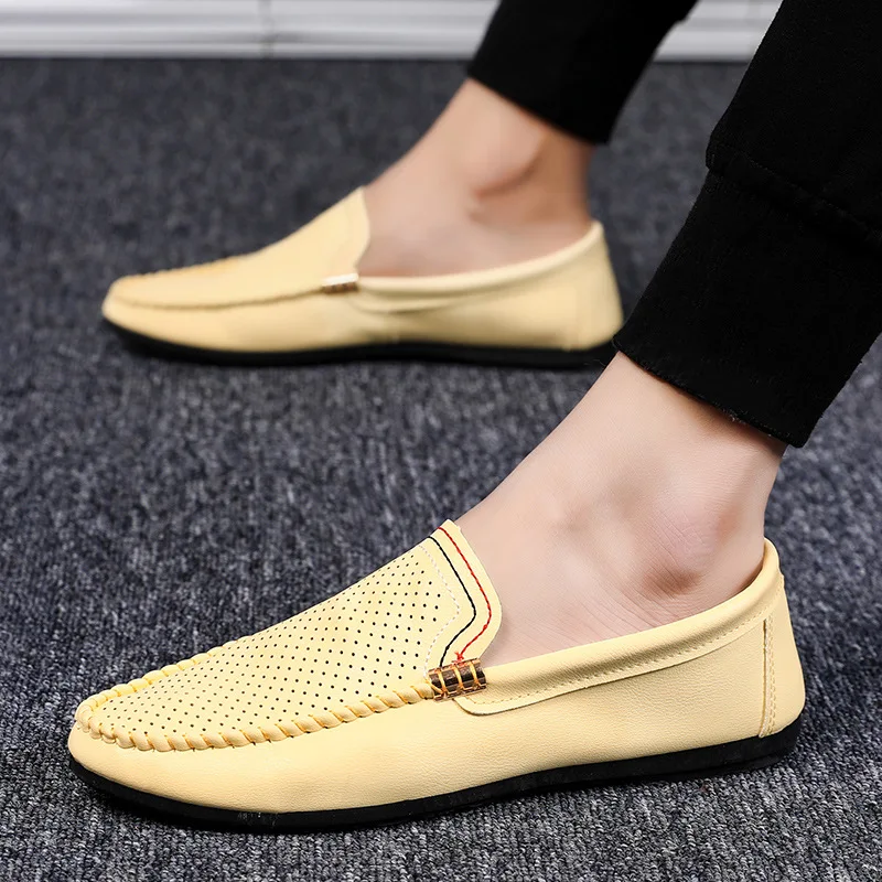 Italian Mens Shoes Casual Luxury Brand Summer Men Loafers Genuine Leather Moccasins Comfy Breathable Slip On Boat Shoes G51-05
Italian Mens Shoes Casual Luxury Brand Summer Men Loafers Genuine Leather Moccasins Comfy Breathable Slip On Boat Shoes G51-05
