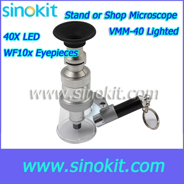Professional WF10X eyepiece with direct reading reticle Stand or shop Microscope - VMM-40 Lighted
Professional WF10X eyepiece with direct reading reticle Stand or shop Microscope - VMM-40 Lighted