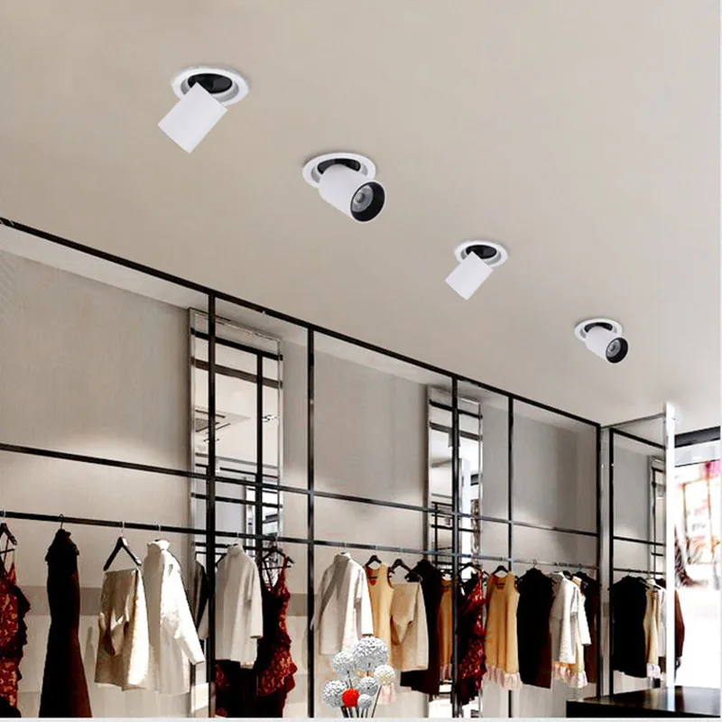 1pcs/lot Stretch dimmable cob ceiling Led downlights12w 20w 24w 40w Embedded 360 degree Rotation LED Downlight Home lighting
1pcs/lot Stretch dimmable cob ceiling Led downlights12w 20w 24w 40w Embedded 360 degree Rotation LED Downlight Home lighting