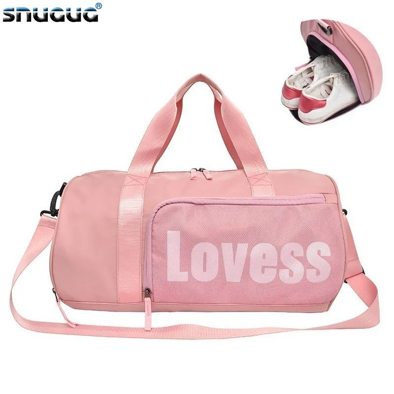 SNUGUG Nylon Mens Sport Shoulder Bag Women Waterproof Girls Gym Bags With Shoe Big Pink Travel Sport Men Bags For Fitness 2019
SNUGUG Nylon Mens Sport Shoulder Bag Women Waterproof Girls Gym Bags With Shoe Big Pink Travel Sport Men Bags For Fitness 2019