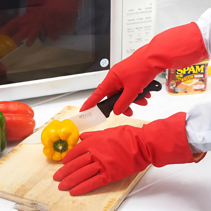 Профессиональные Водонепроницаемые перчатки для кухни резиновые
