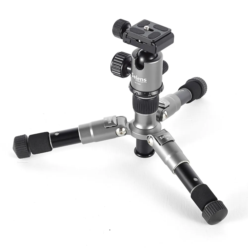 Selens SE-mini 46.5cm/18.2" silver gray Tripod Monopod with ballhead protect bag for DSLR camera travel trip shooting
Selens SE-mini 46.5cm/18.2" silver gray Tripod Monopod with ballhead protect bag for DSLR camera travel trip shooting