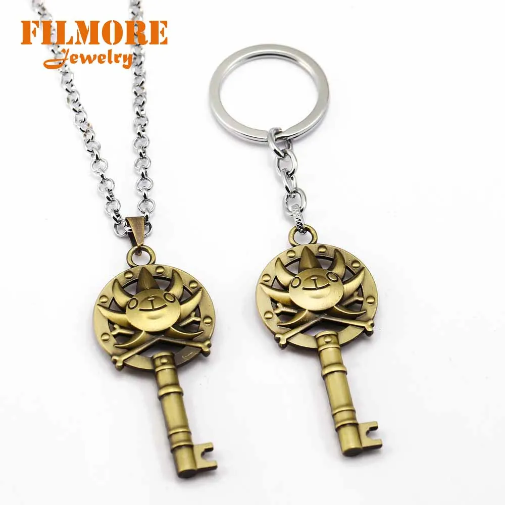 Filmore ONE PIECE Pendant Necklace OP Sunny Luffy Whitebeard Fashion Link Chain Thousand Sunny Necklaces Friendship Gift Jewelry
Filmore ONE PIECE Pendant Necklace OP Sunny Luffy Whitebeard Fashion Link Chain Thousand Sunny Necklaces Friendship Gift Jewelry