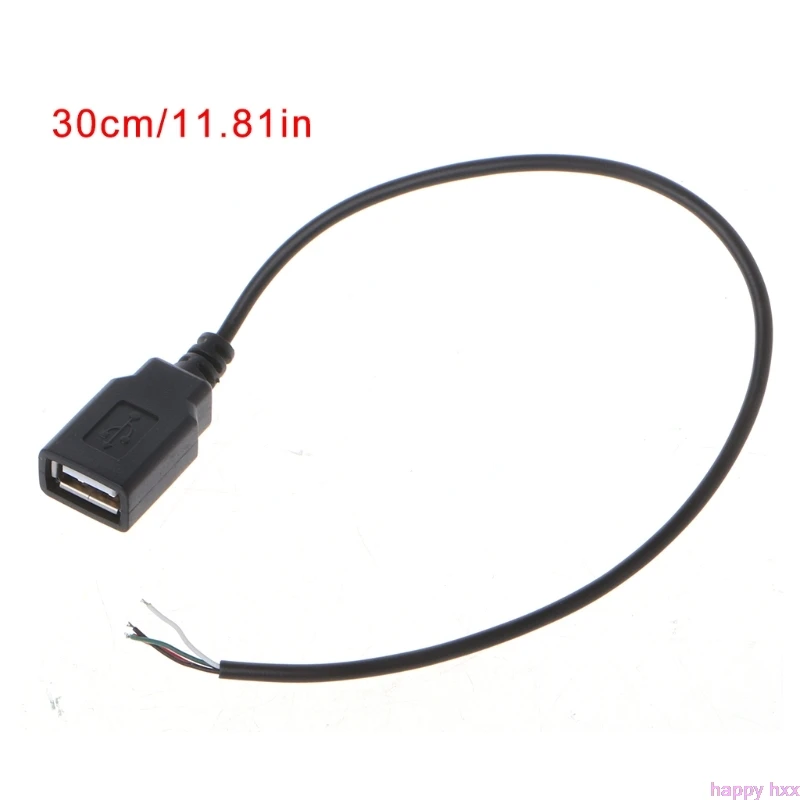 

USB 2,0 Тип A со штекера на гнездо 4-провод для зарядки и передачи данных Мощность помощью соединительного кабеля разъем "сделай сам"