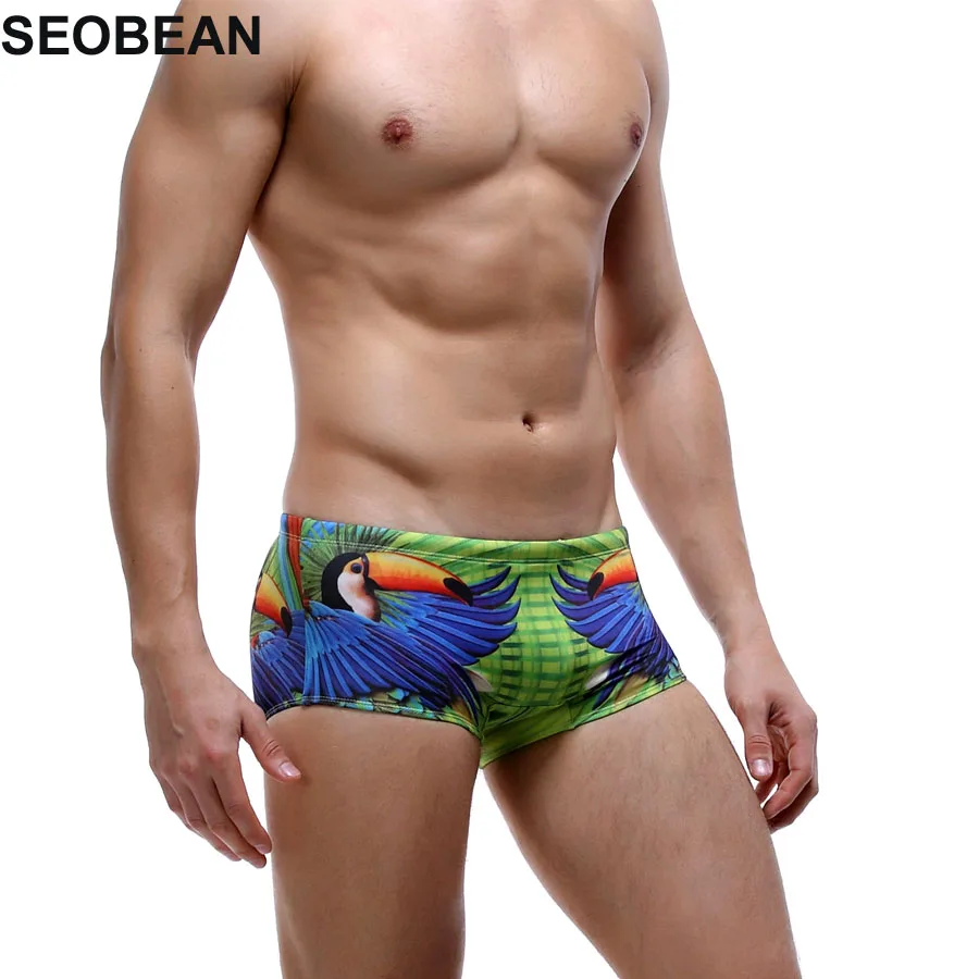 SEOBEAN parrot swimwear men Swimsuits Briefs Man Swimwear Man maillot de bain Brief Shorts Surf Swimming Trunks Bathing Suit 376
SEOBEAN parrot swimwear men Swimsuits Briefs Man Swimwear Man maillot de bain Brief Shorts Surf Swimming Trunks Bathing Suit 376