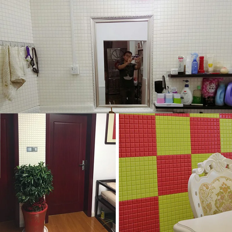 30x30cm Mosaic Wall Sticker Brick 3D Waterproof Wall Decal Decor For Home Living Room
30x30cm Mosaic Wall Sticker Brick 3D Waterproof Wall Decal Decor For Home Living Room