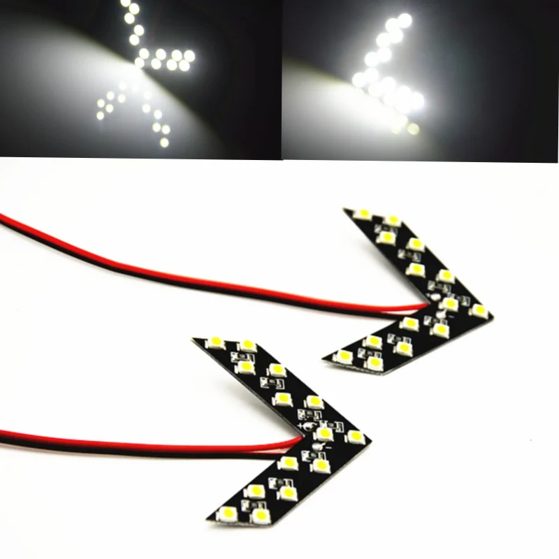 Car styling Universal 2pcs White Arrow Panel 14SMD LED Car W5W For Car Side Mirror Turn Signal Indicator Light/Car led/Parking
Car styling Universal 2pcs White Arrow Panel 14SMD LED Car W5W For Car Side Mirror Turn Signal Indicator Light/Car led/Parking