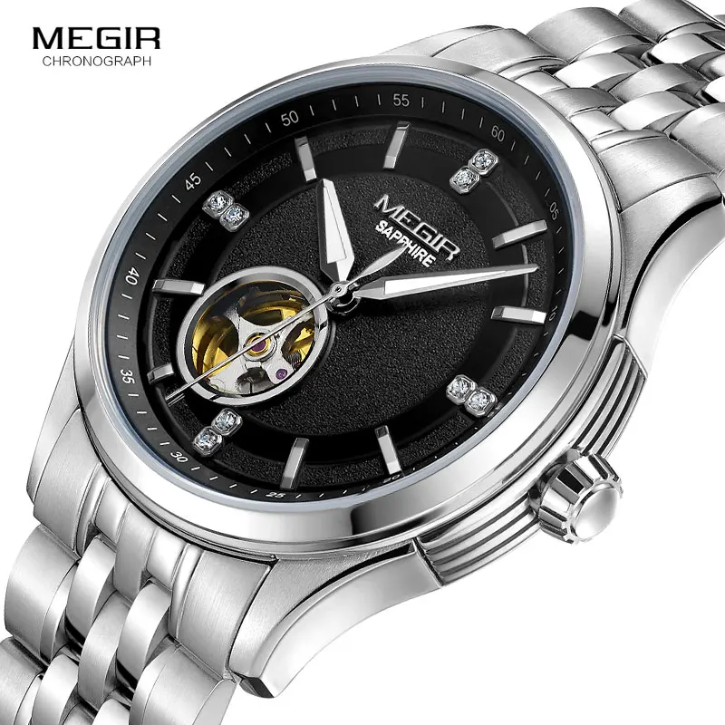 Часы MEGIR мужские водонепроницаемые механические, стальной ремешок, MS62055G, 2019
Часы MEGIR мужские водонепроницаемые механические, стальной ремешок, MS62055G, 2019