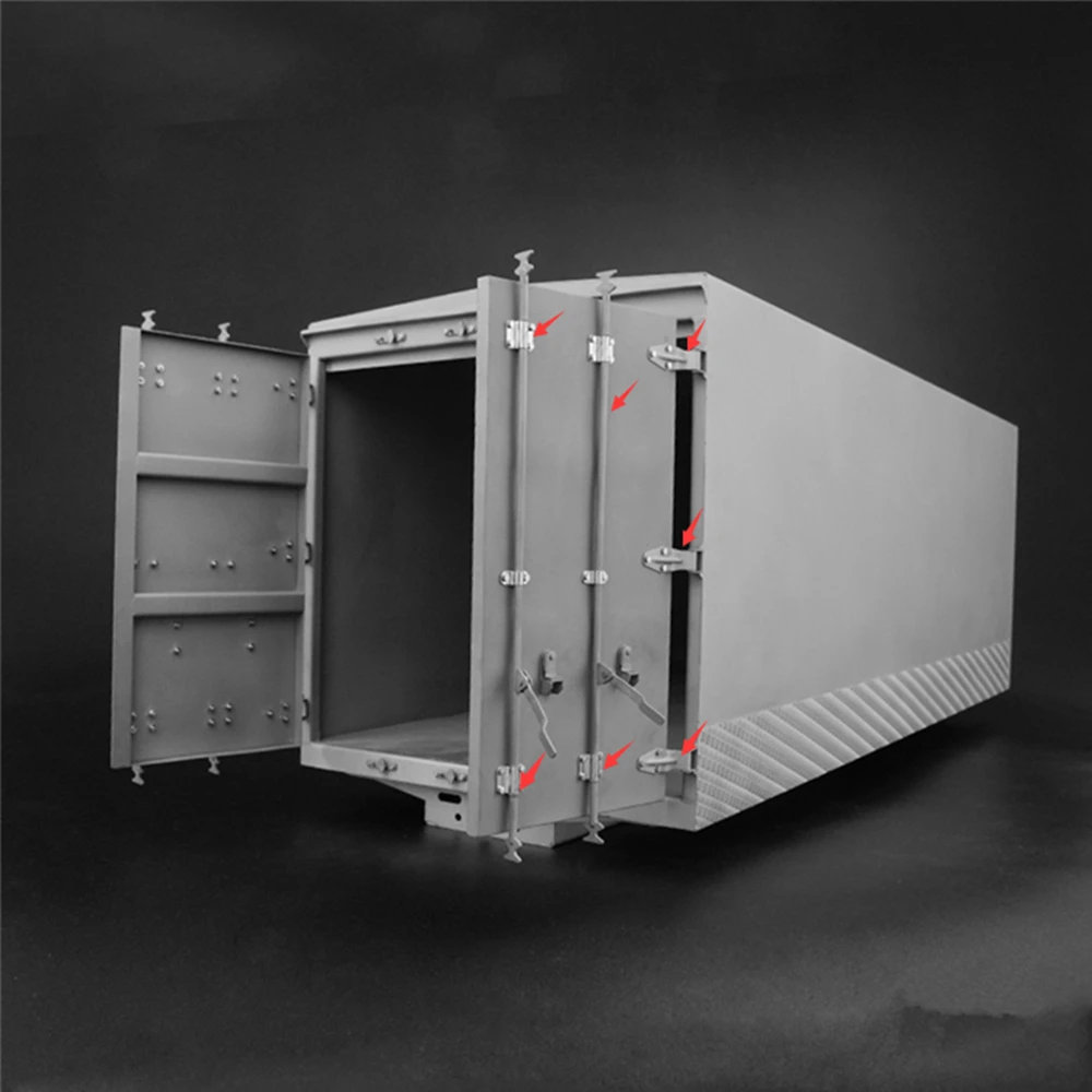 New remote control container truck tail-gate metal door holder and hinge sets for 1:14 scale beEnz 1850 tractor trailer truck
New remote control container truck tail-gate metal door holder and hinge sets for 1:14 scale beEnz 1850 tractor trailer truck