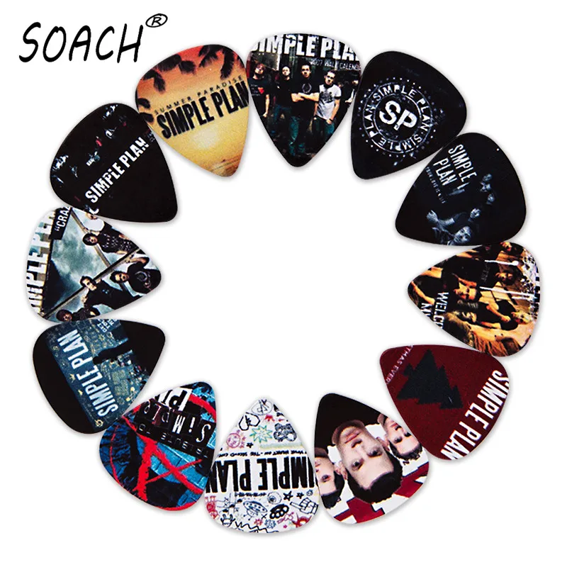 SOACH 10pcs 3 kinds of thickness new guitar picks bass Popular punk band pictures quality print pick Guitar accessories
SOACH 10pcs 3 kinds of thickness new guitar picks bass Popular punk band pictures quality print pick Guitar accessories