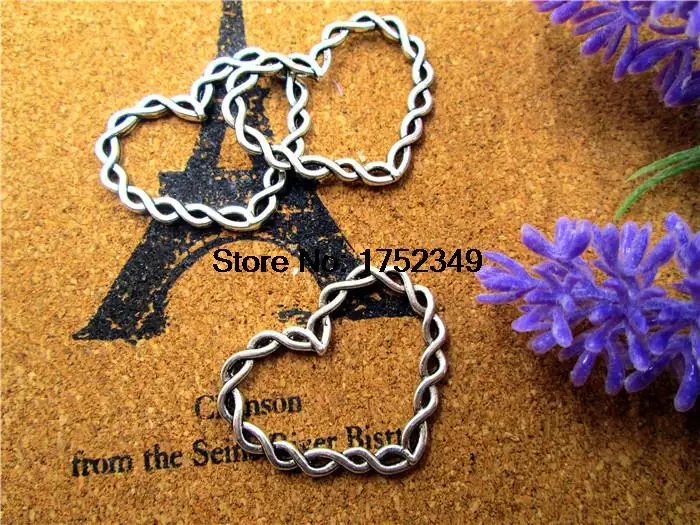 10pcs Heart charms-antique Tibetan silver Heart Pendants/Charms,Heart Connector DIY Supplies,27x34mm
10pcs Heart charms-antique Tibetan silver Heart Pendants/Charms,Heart Connector DIY Supplies,27x34mm