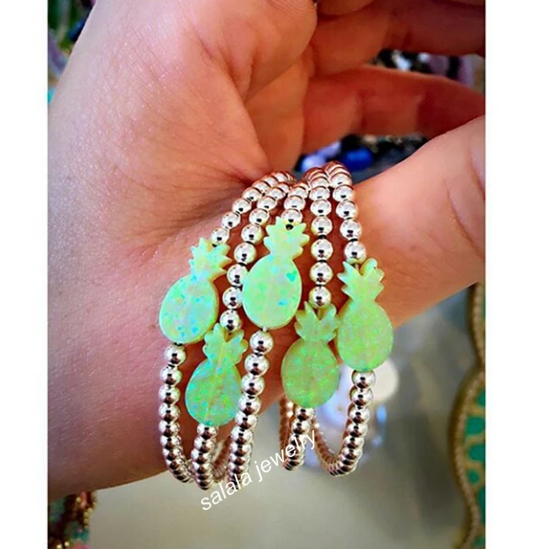 20pcs/lot Fruit Pineapple Opal Bracelet 925 Sterling Silver Pineapple Opal Bracelet Pineapple Opal Bracelet
20pcs/lot Fruit Pineapple Opal Bracelet 925 Sterling Silver Pineapple Opal Bracelet Pineapple Opal Bracelet