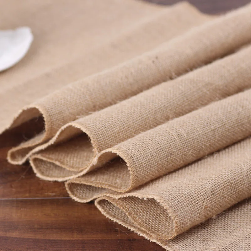 Burlap Table Runner Dresser Table Cover for Farmhouse Jute Table Runner Fabric Wedding Party Fall Decorations Khaki
Burlap Table Runner Dresser Table Cover for Farmhouse Jute Table Runner Fabric Wedding Party Fall Decorations Khaki