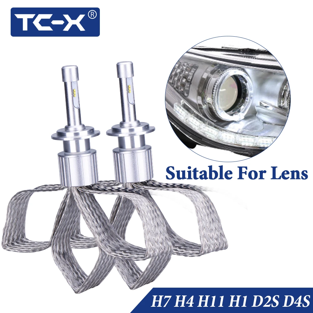 T-X H1 H11 H7 LED Lamp Light 9005 9006 D2S Headlights For Cars 12V HB3 4 D4S Luces Para Auto With ZES Chip Bulb 6000K Canbus
T-X H1 H11 H7 LED Lamp Light 9005 9006 D2S Headlights For Cars 12V HB3 4 D4S Luces Para Auto With ZES Chip Bulb 6000K Canbus